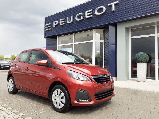 Peugeot 108, 5dv. Active 1.0 VTi 72k, barva červená