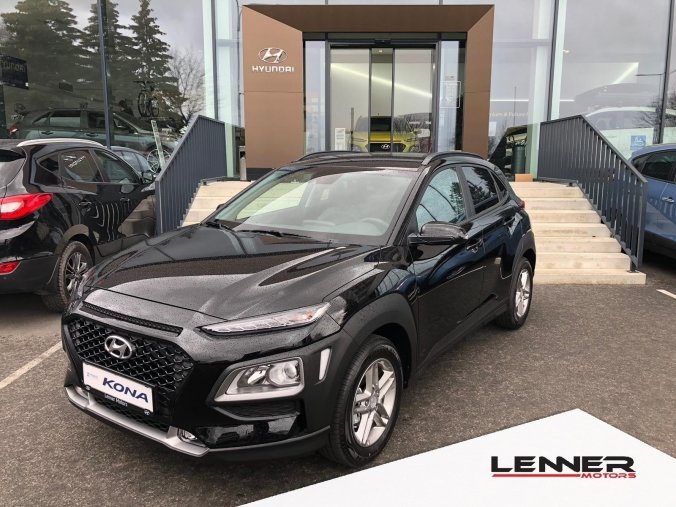 Hyundai Kona, 1,0 T-GDI 88 kW (95 NAT) 6 st. man, barva černá