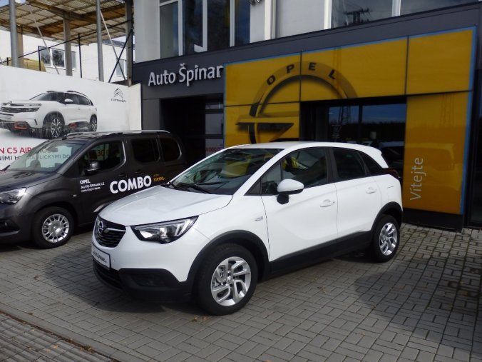 Opel Crossland X, Smile 1,2 Turbo 81kW/110k, barva bílá