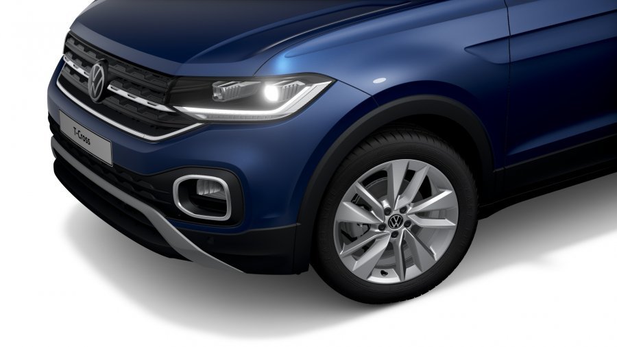 Volkswagen T-Cross, T-Cross Style 1,0 TSI 81 kW 7DSG, barva modrá