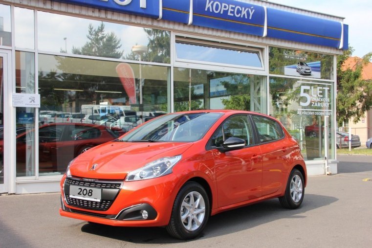 Peugeot 208, 5P ACTIVE 1.2 PureTech 82k MAN, barva oranžová