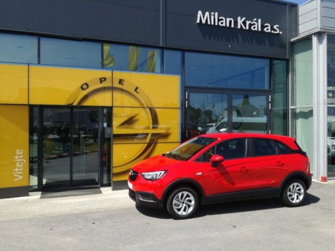 Opel Crossland X, Smile 1.2Turbo 81kW, barva červená