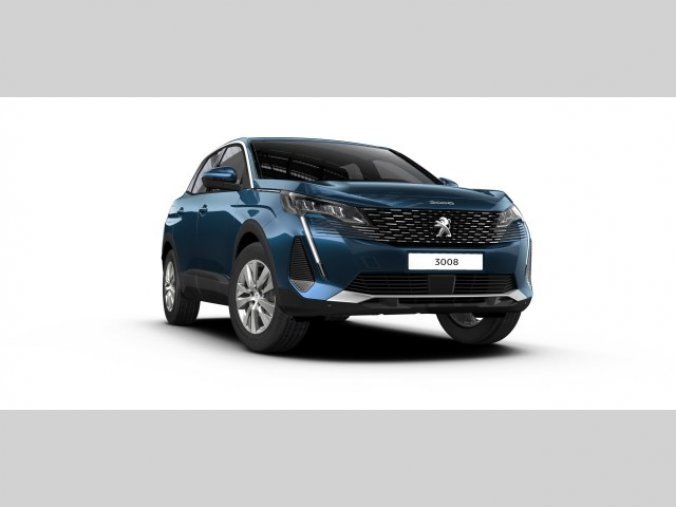 Peugeot 3008, Active Pack 1.2 PT 130k MAN6, barva modrá