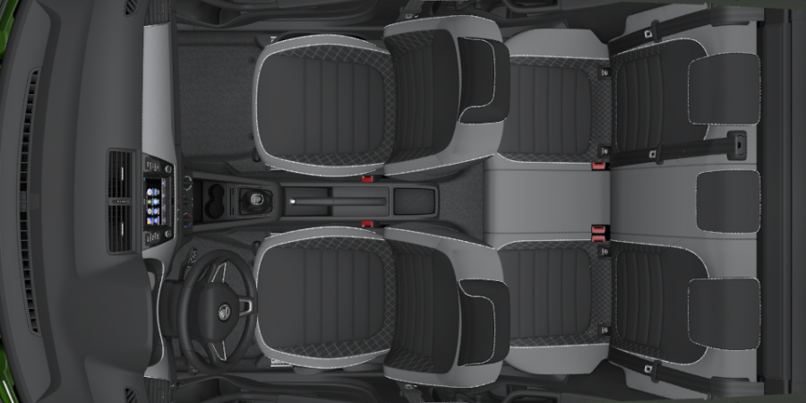 Škoda Fabia, 1,0 MPI 55 kW 5-stup. mech., barva zelená