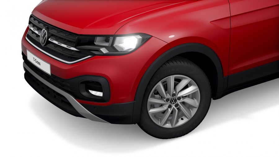 Volkswagen T-Cross, T-Cross Life 1,0 TSI 70 kW 5G, barva červená