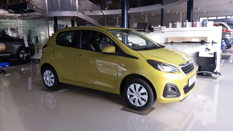 Peugeot 108, 108 5DV. ACTIVE 1.0 VTi 72 MAN5, barva zelená