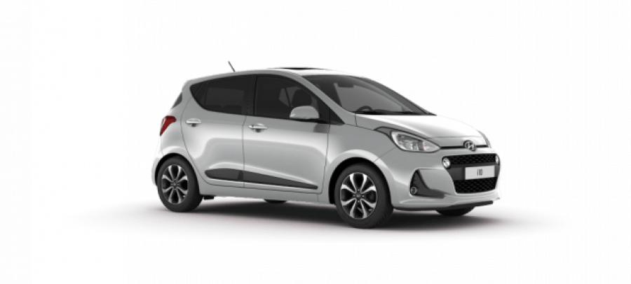 Hyundai i10, 1,0i 48 kW (95 NAT) 4 st. aut, barva stříbrná