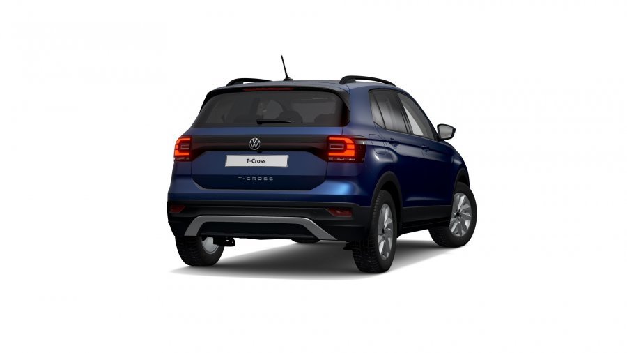 Volkswagen T-Cross, T-Cross Life 1,0 TSI 81 kW 6G, barva modrá