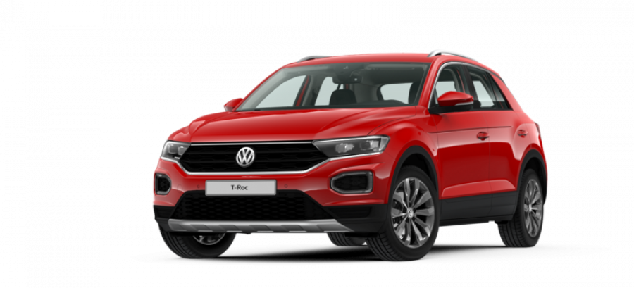 Volkswagen T-Roc, Design 1,5 TSI EVO ACT OPF 6G, barva červená