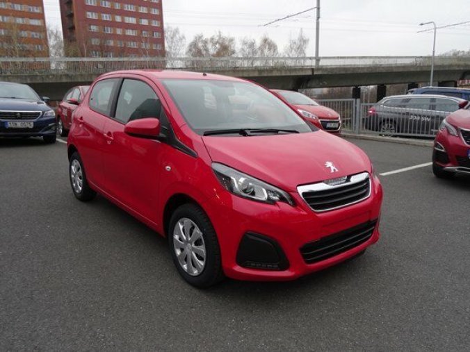 Peugeot 108, 5dv. ACTIVE 1.0 VTi 72k MAN5, barva červená