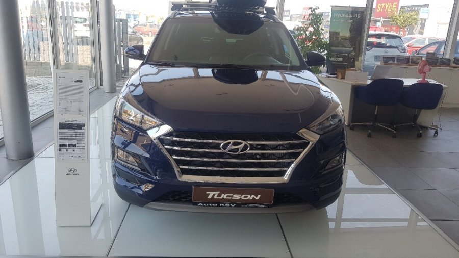 Hyundai Tucson, 1,6 CRDi 100 kW (diesel) 6 st. man, barva modrá