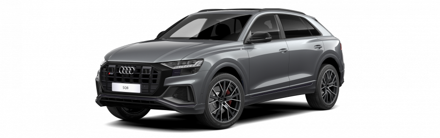 Audi Q8, SQ8 TFSI 373 kW quattro, barva šedá