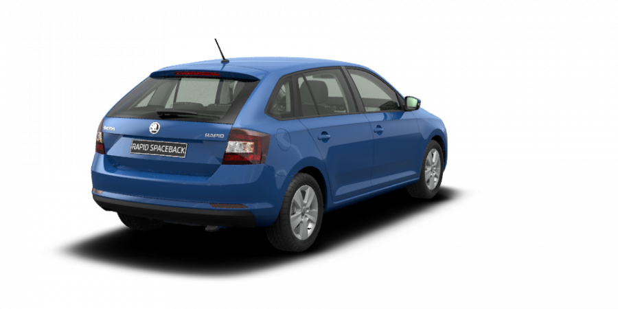 Škoda Rapid, 1,0 TSI 70 kW 5-stup. mech., barva modrá