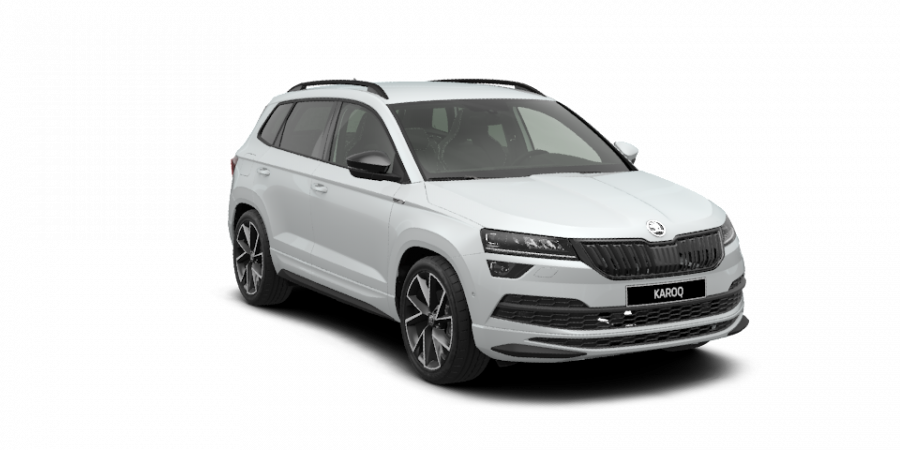 Škoda Karoq, 2,0 TSI 140 kW 7-stup. automat. 4x4, barva bílá