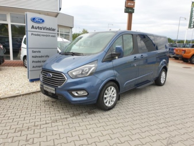 Ford Tourneo Custom, 2.0 EcoBlue, barva modrá