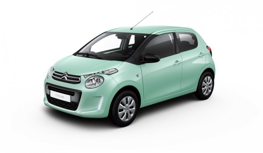 Citroën C1, 1.0 VTi 72, barva zelená