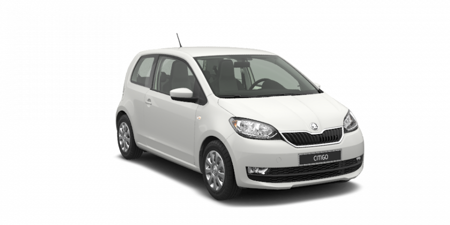 Škoda Citigo, 1,0 MPI 50 kW 5-stup. mech., barva bílá