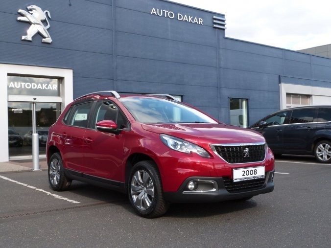 Peugeot 2008, ACTIVE 1.2 PureTech 110 S&S MAN6 paket CITY + GRIP CONTROL, barva červená