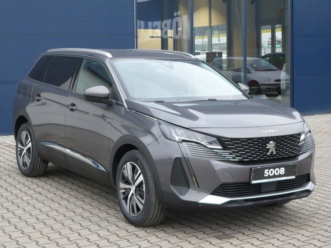 Peugeot 5008, ALLURE 1,2PureTech 130k MAN6 + VÝHŘEV, barva šedá