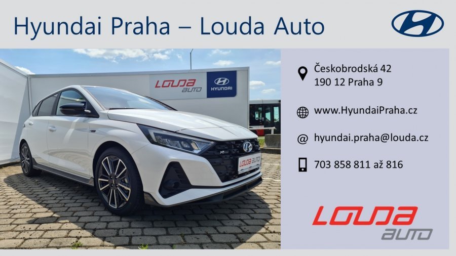 Hyundai i20, 1,0 T-GDI 74 kW (95 NAT) 7 st. DCT, barva bílá