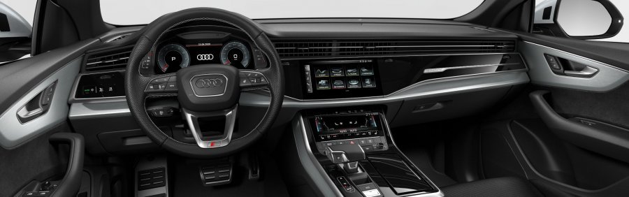 Audi Q8, Q8 50 TDI quattro, barva bílá