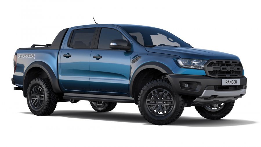 Ford Ranger, Raptor, Dvojkabina, 2.0 EcoBlue Bi-Turbo 157 kW/213 k, 10st. automatická, 4WD, barva modrá