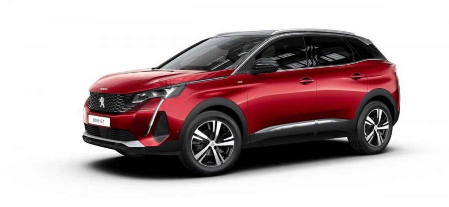 Peugeot 3008, GT 1,2 130K EAT8, barva červená