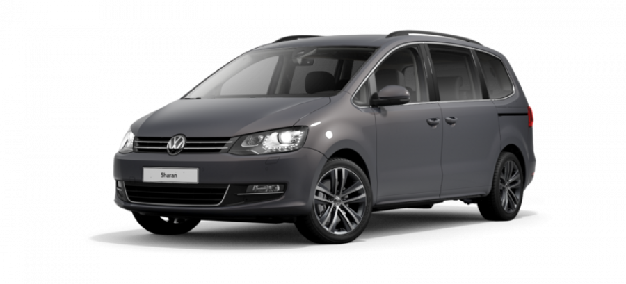 Volkswagen Sharan, 2.0 TDI 4MOT 7DSG, barva šedá