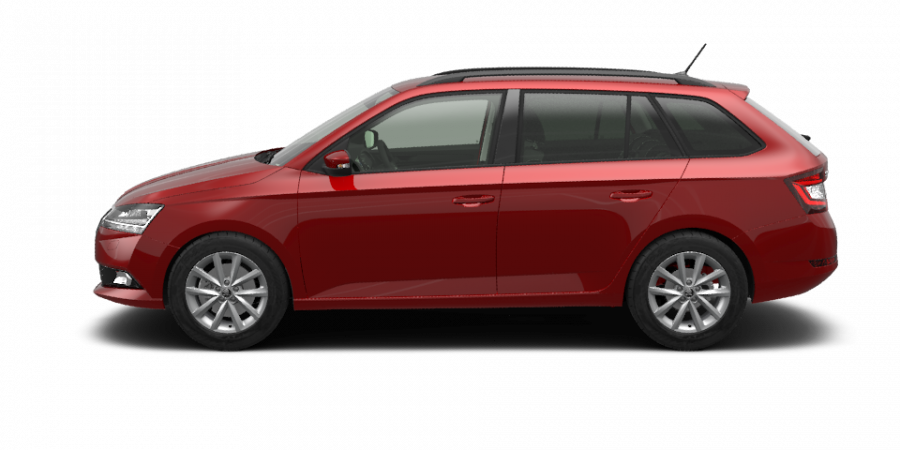 Škoda Fabia, 1,0 TSI 81 kW 6-stup. mech., barva červená