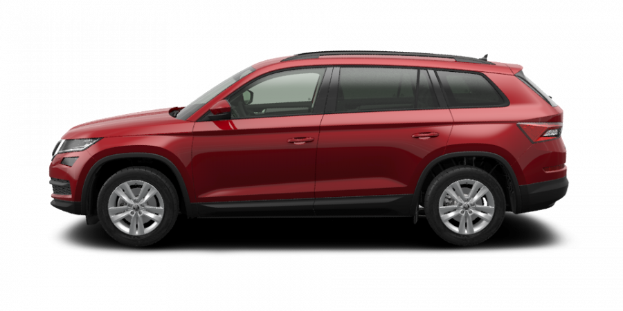 Škoda Kodiaq, 2,0 TDI 110 kW 6-stup. mech. 4x4, barva červená