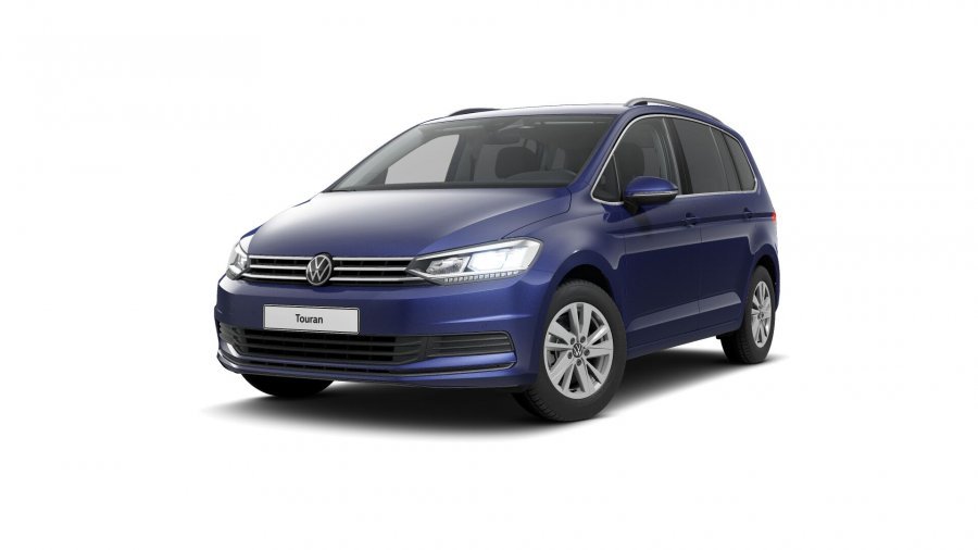 Volkswagen Touran, Touran ME 1,5 TSI EVO 7DSG, barva modrá