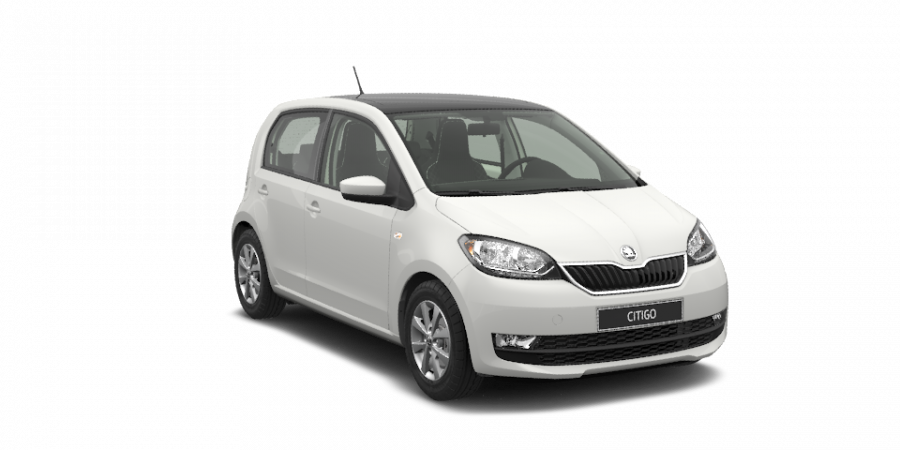 Škoda Citigo, 1,0 MPI 50 kW 5-stup. mech., barva bílá