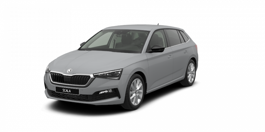 Škoda Scala, 1,0 TSI 85 kW 6-stup. mech., barva šedá