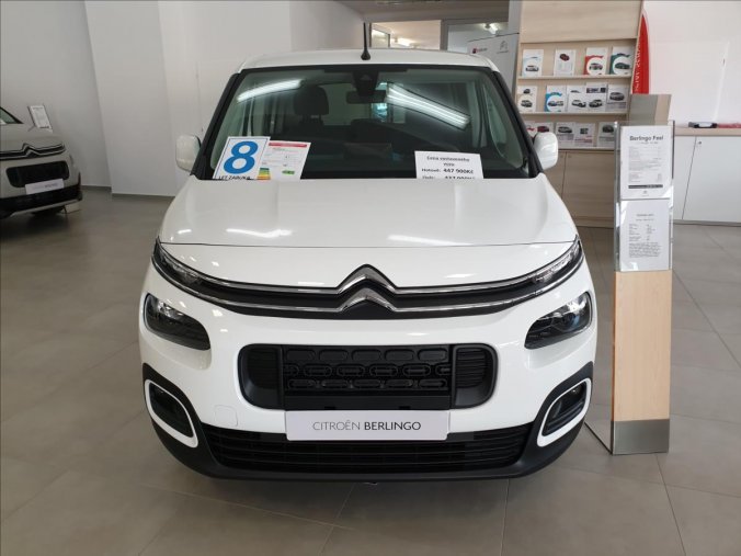 Citroën Berlingo, 1,5 BlueHDi 100 S&S MAN FEEL, barva bílá