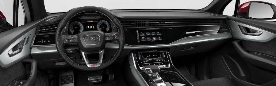 Audi Q7, Q7 S line 45 TDI quattro, barva červená