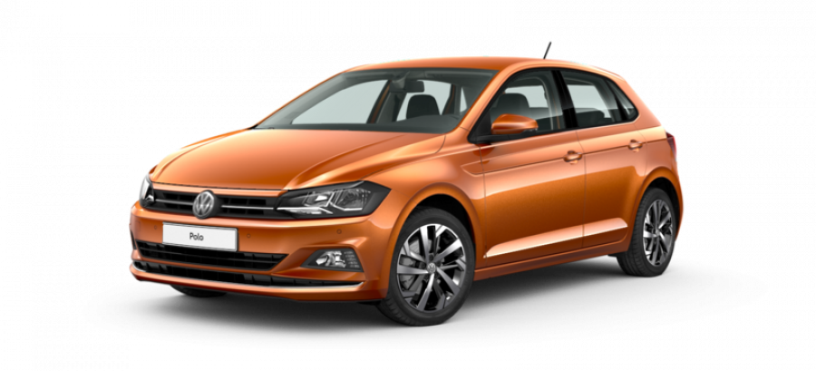 Volkswagen Polo, Highline 1,0 TSI BMT OPF 6G, barva oranžová