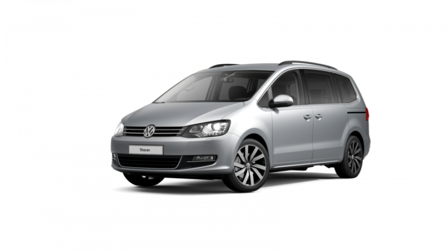 Volkswagen Sharan, 2.0 TDI 4MOT 7DSG, barva stříbrná