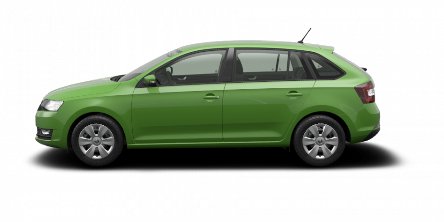 Škoda Rapid, 1,0 TSI 70 kW 5-stup. mech., barva zelená