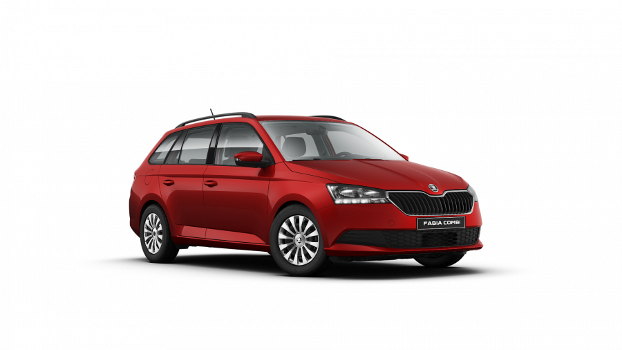 Škoda Fabia, 1,0 TSI 70 kW 5-stup. mech., barva červená