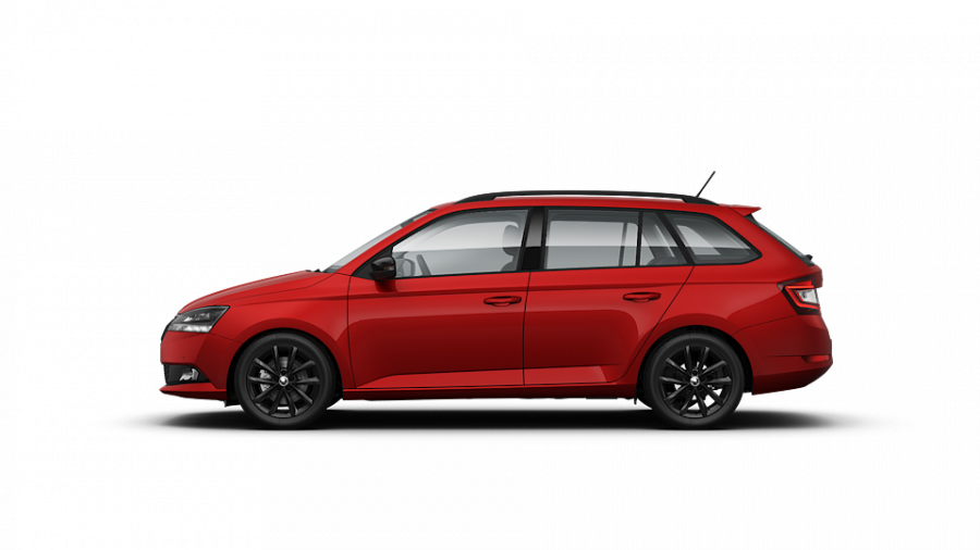 Škoda Fabia, 1,0 TSI 70 kW 5-stup. mech., barva červená