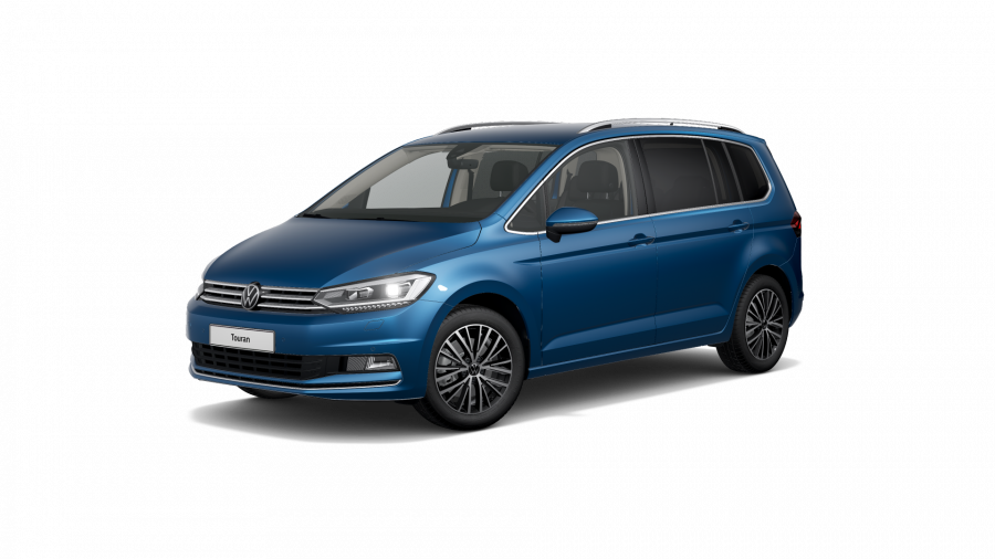 Volkswagen Touran, Touran HL 2,0 TDI 7DSG EVO, barva modrá