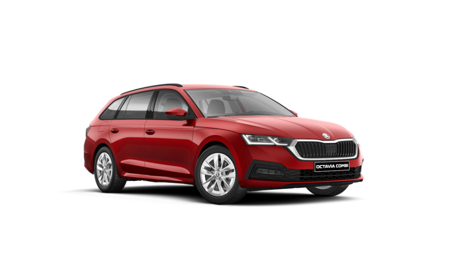 Škoda Octavia, 2,0 TSI 140 kW 7-stup. automat. 4x4, barva červená