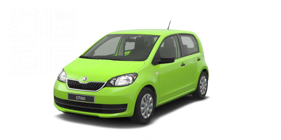 Škoda Citigo, 1,0 MPI 50 kW 5-stup. mech., barva zelená