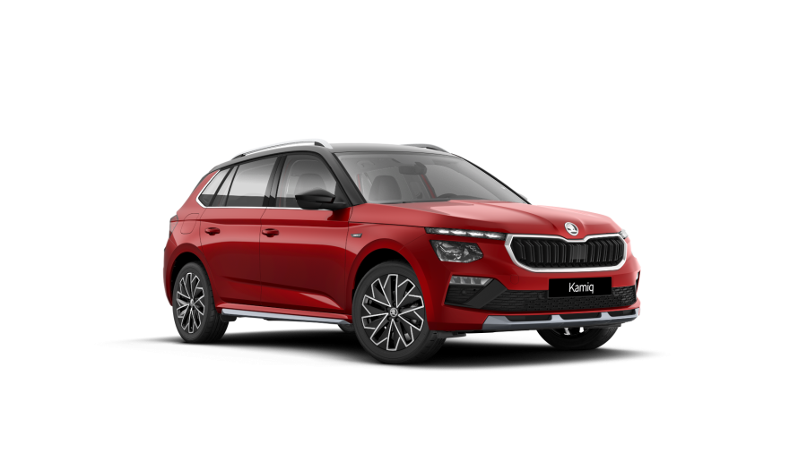 Škoda Kamiq, 1,0 TSI 85 KW 6-stup. mech., barva červená