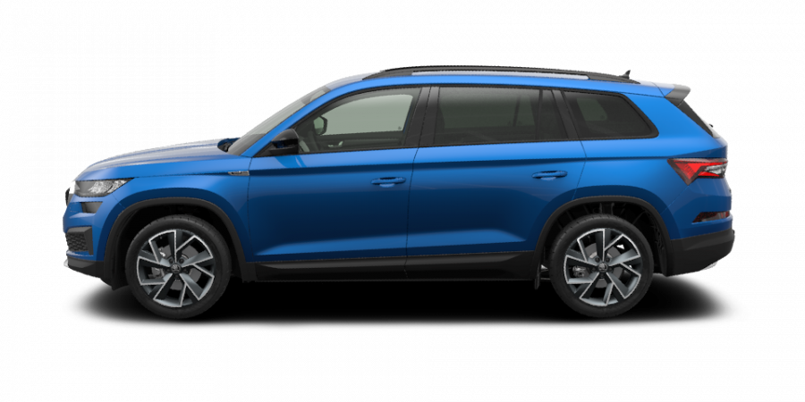 Škoda Kodiaq, 2,0 TDI 147 kW 7-stup. automat. 4x4, barva modrá