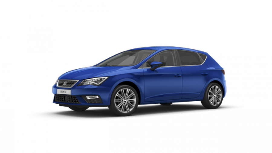 Seat Leon 5D, Xcellence 1.5 TSI 130k 6M, barva modrá