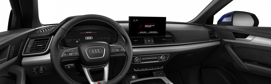 Audi Q5 Sportsback, Q5 SB S line 40 TDI 150kW quattro, barva modrá