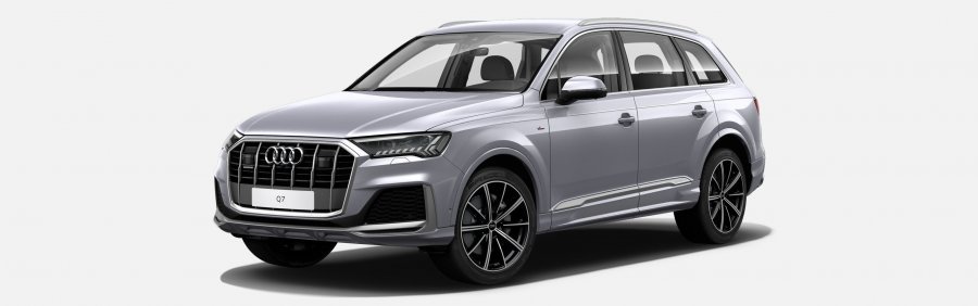 Audi Q7, Q7 S line 50 TDI quattro, barva stříbrná