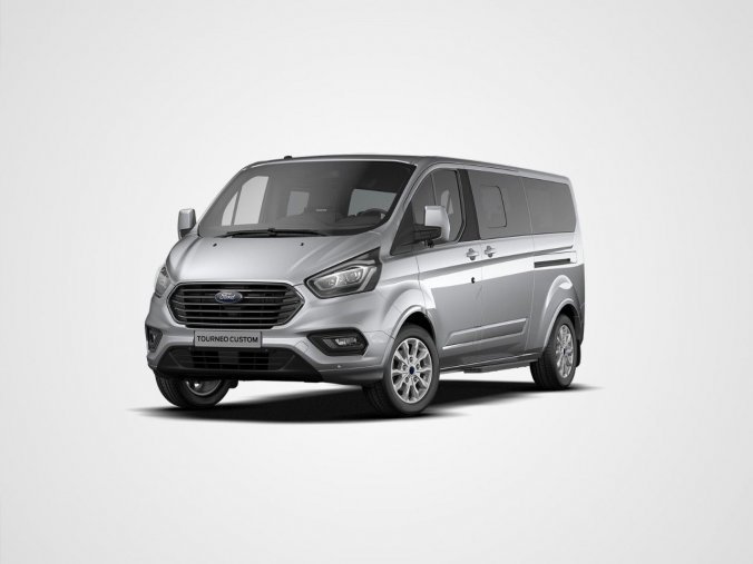 Ford Tourneo Custom, MPV,  L2 TITANIUM X MHEV 2,0 EcoBlue (mHEV) 136 kW / 185 k, barva stříbrná