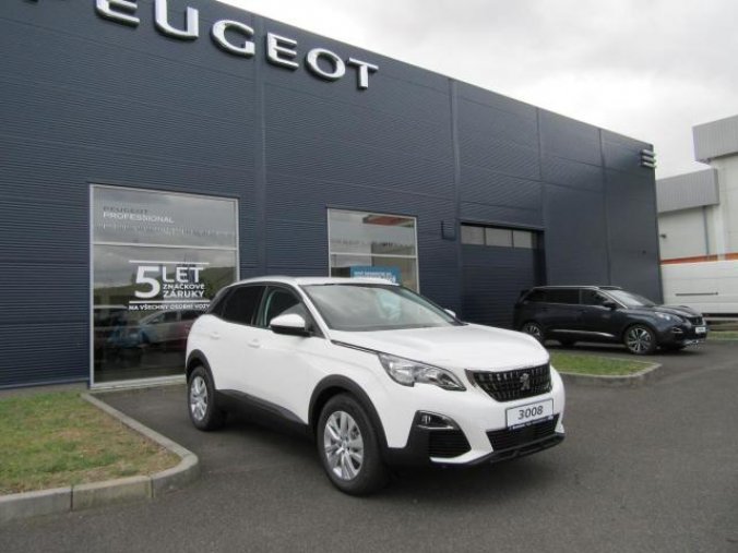 Peugeot 3008, ACTIVE 1.2 PureTech 130k MAN6, barva bílá